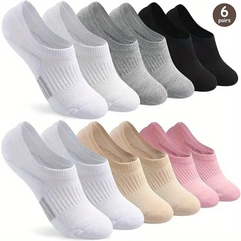5 Pairs Women Cartoon Patterned Socks Trendy Versatile Breathable Sweat Wicking Deodorizing Antibacterial Comfortable Socks -