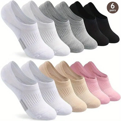 5 Pairs Women Cartoon Patterned Socks Trendy Versatile Breathable Sweat Wicking Deodorizing Antibacterial Comfortable Socks -