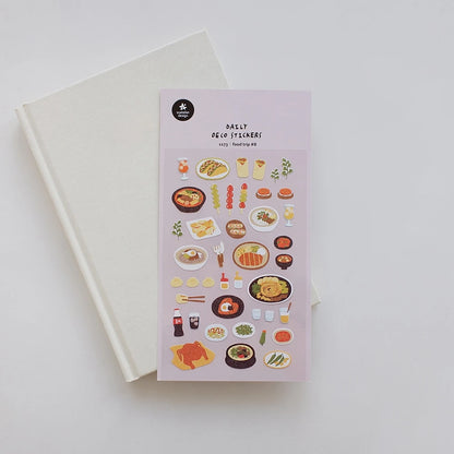 Korean Import Suatelier Baking Bread Cake Desserts Food Stickers Scrapbooking Diy Journal Stationery Sticker Deco School Supp