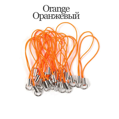 20/50/100Pcs Lanyard Lariat Strap Cords Lobster Clasp Rope Keychain Hooks Mobile Set Charms Keyring Pendant Key Ring Accessor