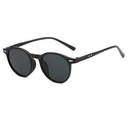 Vintage Punk Round Vintage Sunglasses Women Retro Luxury Designer Sun Glasses for Female Oculos De Sol Shades UV400