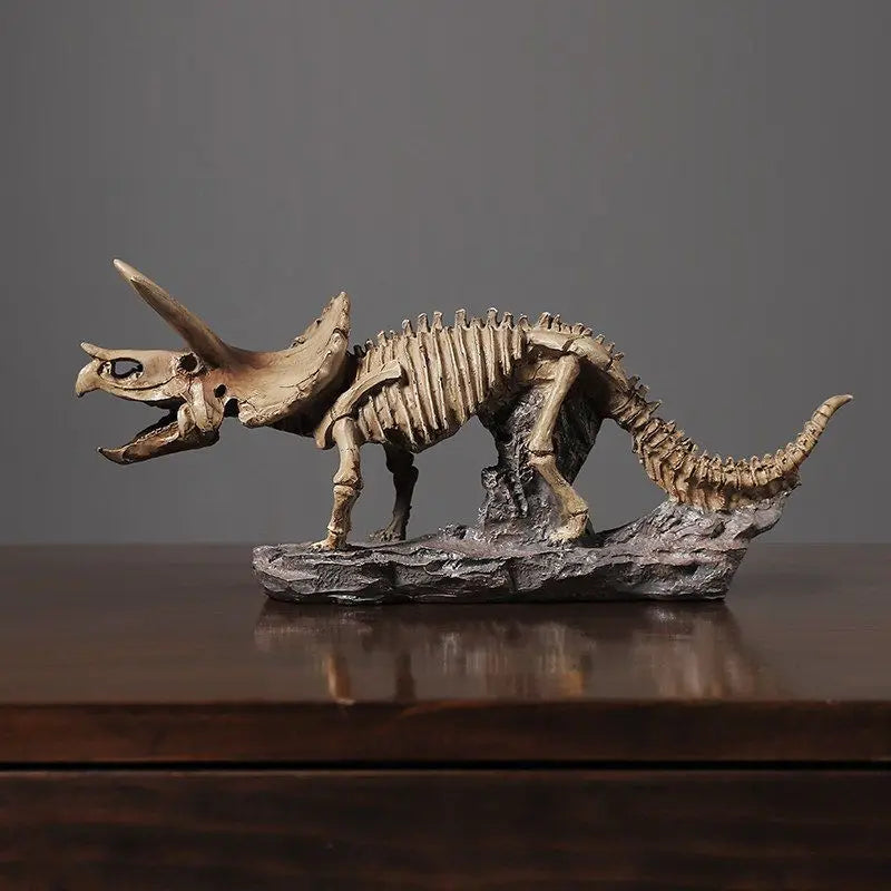 Simulated Dinosaur Fossil Model Resin Accessories Art Home Living Room Statue Decoration Items Study Office Sculpture Ornamen