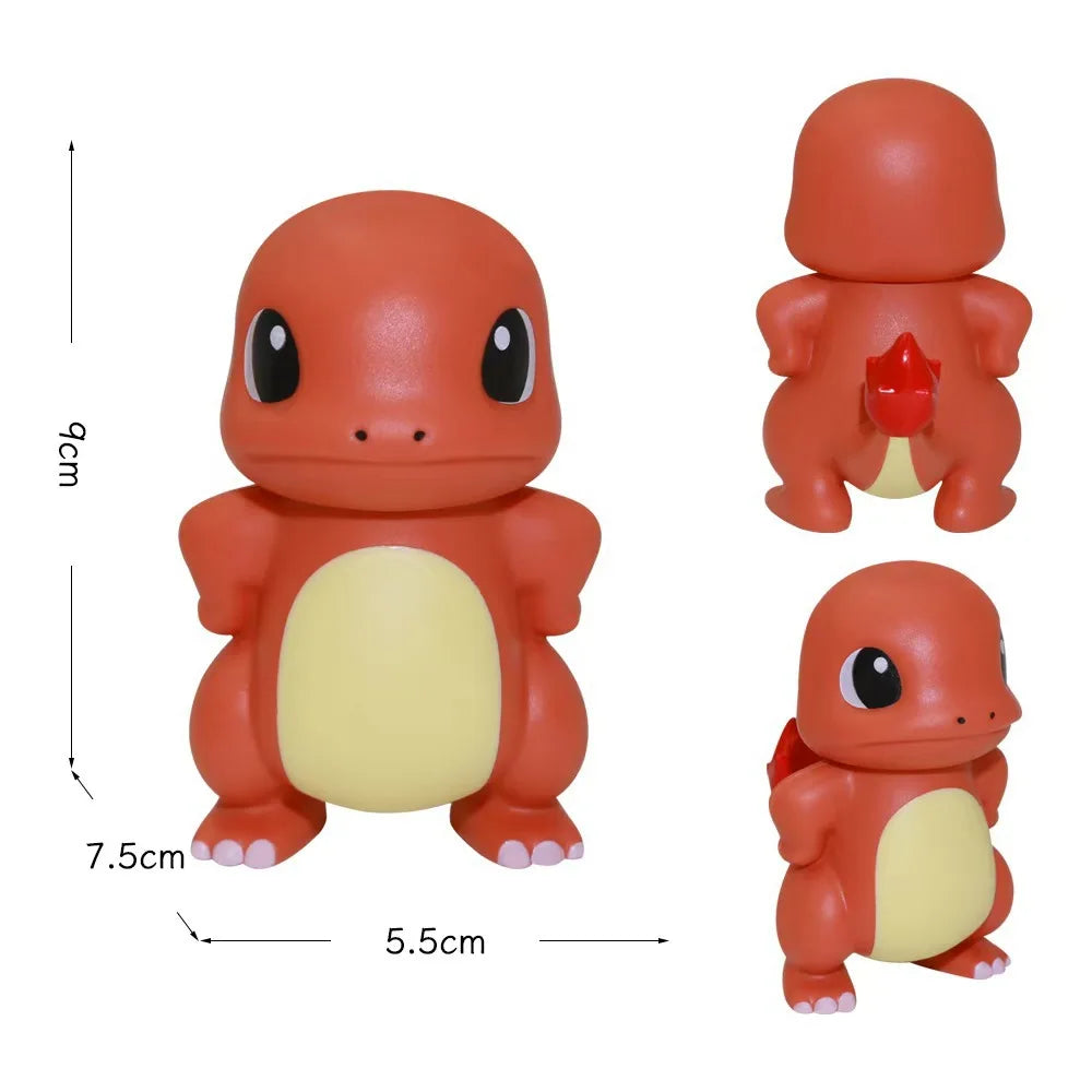 Pocket Monsters Bulbasaur collectible figure display Cartoon-style cute handcrafted model living room tabletop decoration gif