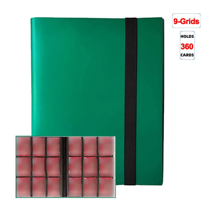 1Pc Card Binder 160/360/480 Trading Card Holder Book Durable Side Loading Card Book With Gaming Cards PP Cover Binder For Car