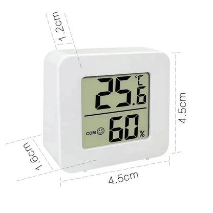 LCD Desktop Alarm Clock Transparent Calendar Weather and Digital Temperature and Humidity Display Home Appliance Smart Life