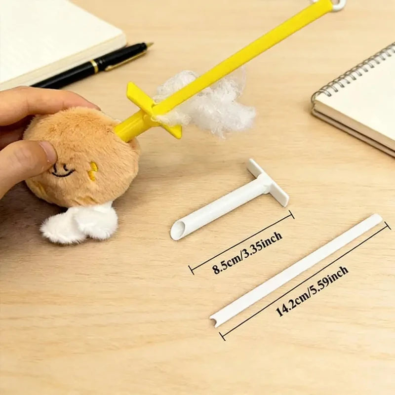 DIY Cotton Stuffing Tool For Plush Dolls,Sewing Crochet Filling Tool,Handheld Stuffed Doll Fabric Filler Handmade Craft Suppl