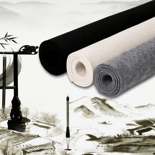 60x120cm Soft Calligraphy Painting Felt Pad 3mm/5mm Wool Felt Pad Portable Beginner Table Felt Mat DIY Sewing Writing Accesso