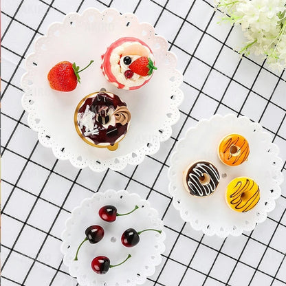 3 Layer Cake Stand Fruit Plate Tray Display Birthday Party Dessert Wedding