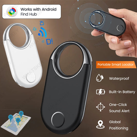 Android Tracker Tags, Works with Google's Find Hub (Android Only), Item GPS Locator Tracking Device Smart Tags for Wallet, Ke