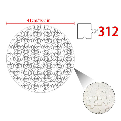 Customized Wooden Puzzles,Wooden Frames in Multiple Color Sizes,Custom Graduation Photo Puzzles as Creative Gifts - 41x41cm 3