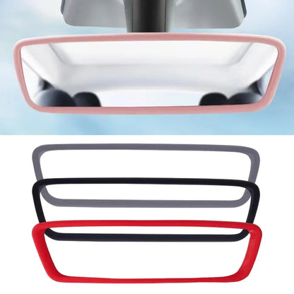 Anti Slip Rearview Mirror Protector Trim Silicone Frame Protection Strip for Tesla Model 3 Y Car Interior Decor Accessories