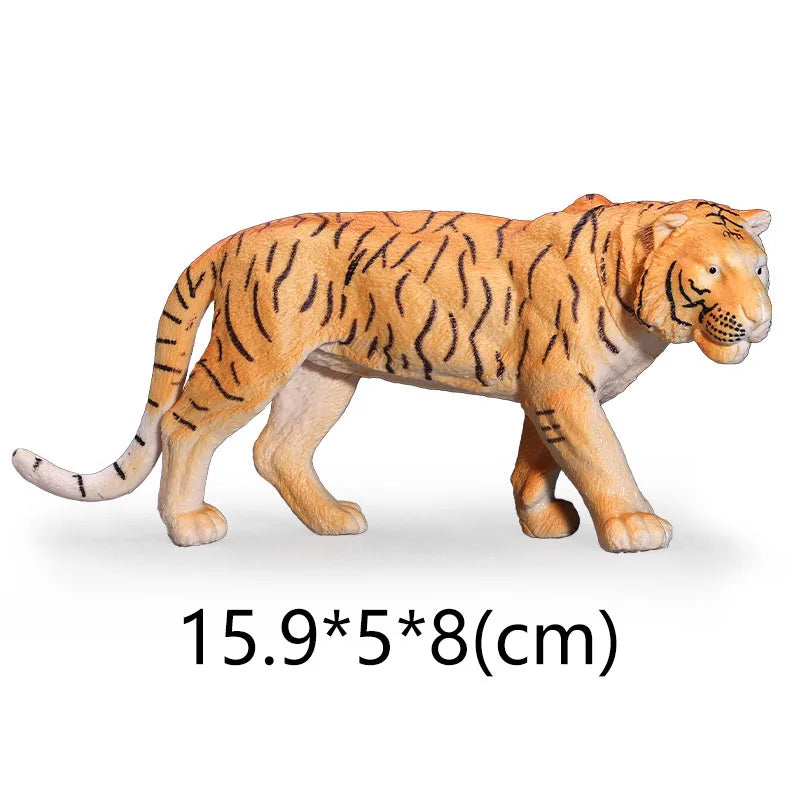 NEW Wild Animal Zoo Tiger Kangaroo Elephant Snake Bear Deer Koala Squirrel Model Figurine Collecta Toy Figures Gift for Child