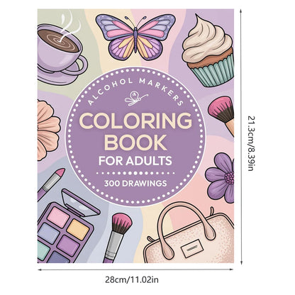 How to draw easy patterns，guide detailed steps for students to draw cartoon patterns，coloring book，notes - PURPLE
