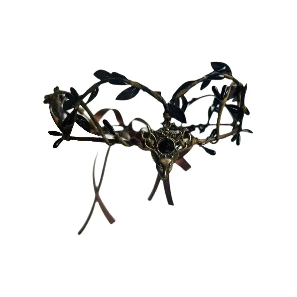 Elven Crown Elf Tiara Vine Headpiece Fairy Witch Diadema Crown Gothic Headband Woodland Dress Bridal Wedding Hair Accessories