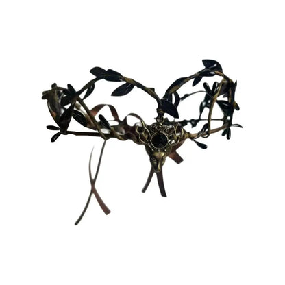 Elven Crown Elf Tiara Vine Headpiece Fairy Witch Diadema Crown Gothic Headband Woodland Dress Bridal Wedding Hair Accessories