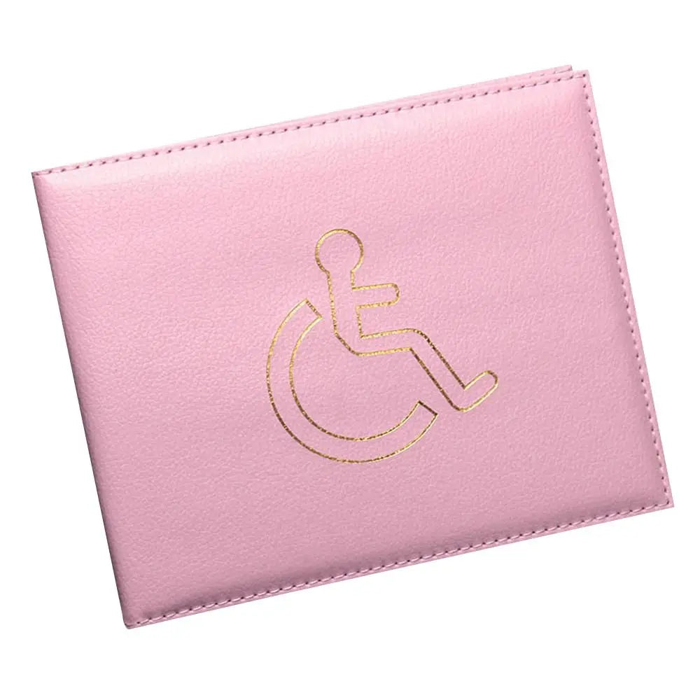 Handicapped Wallet Identity Badge Certificate Protection Cover Disabled Blue Badge Holder Document Safe Parking Permit Displa