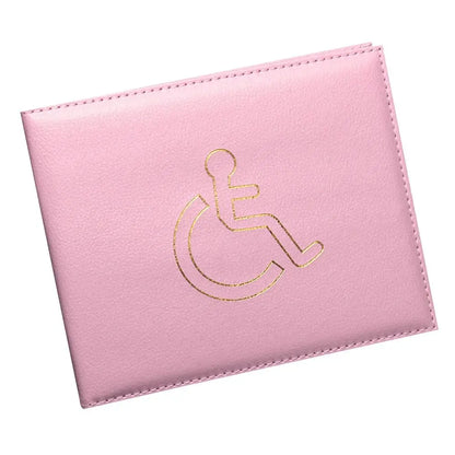 Handicapped Wallet Identity Badge Certificate Protection Cover Disabled Blue Badge Holder Document Safe Parking Permit Displa