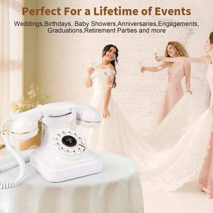 Audio message book phone wedding guest voice blessing message book banquet voice check-in message phone birthday party celebr