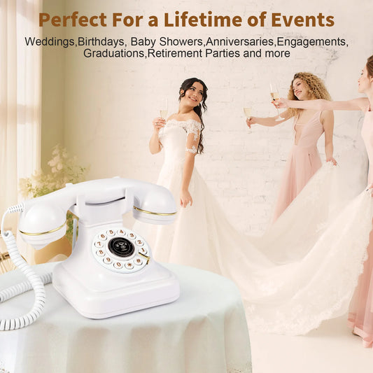 Audio message book phone wedding guest voice blessing message book banquet voice check-in message phone birthday party celebr