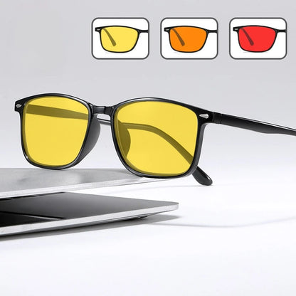 Blue Light Blocking Glasses for Watch Mobile Phones Play Computer Competitive Games Women's Style Orange or Red Lenses Goggle