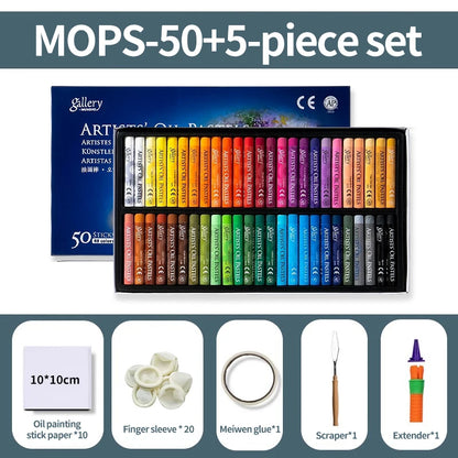 MUNGYO Artist Soft Oil Pastel Set Professional Painting Drawing Graffiti Art Crayons Washable Non Toxic Art Supply 12/25/50Co