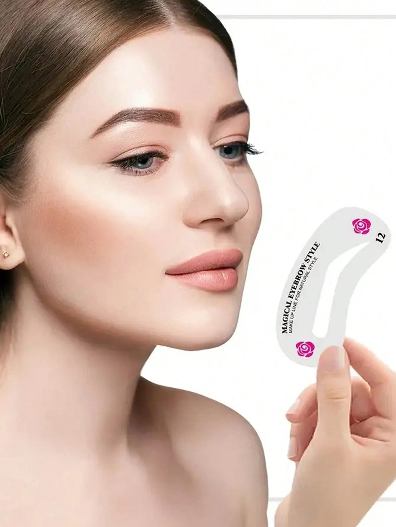 24 Styles Eyebrow Shaping Template Card Female Beauty Suit for Perfect Makeup Application And Beauty Modeling