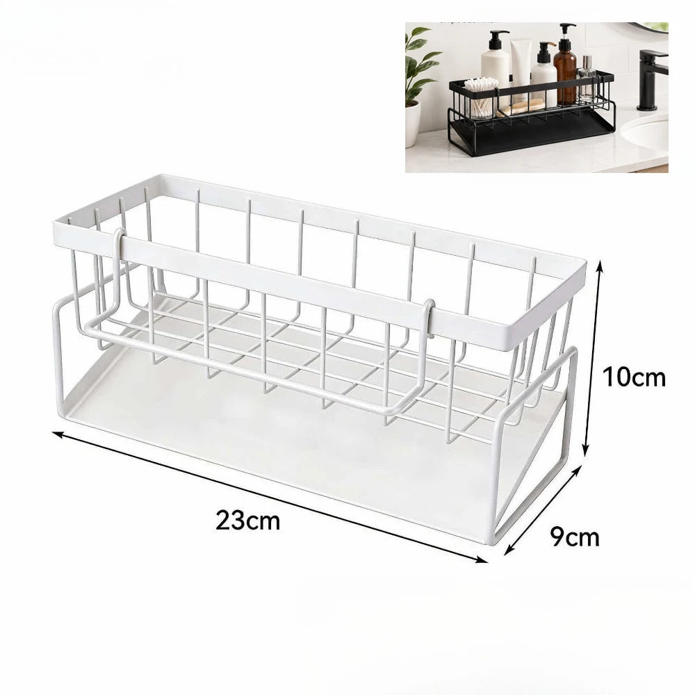 Kitchen Sink Drain Rack Sponge Storage Flexible Faucet Holder Soap Drainer Towel Rack Shelf Organizer Kitchen Accessories - U