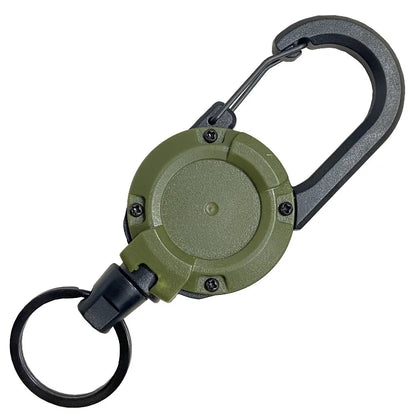 Outdoor Double Headed Clip Buckle, Work Permit Hanging Buckle, Keychain, Fishing Buckle, Telescopic Buckle, Easy to Pull Buck