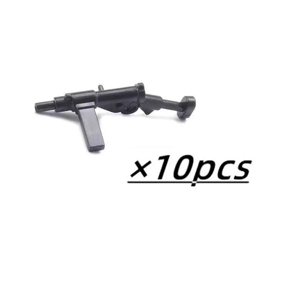 Military Weapons Figures Mini Accessories Light Machine Guns MOC Soldiers Army Brinquedos No Playmobil Building Block Boy Toy