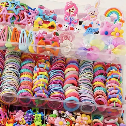 A 718-piece accessory set suitable for girls’ daily outings and participation in festive events – a richly curated collection