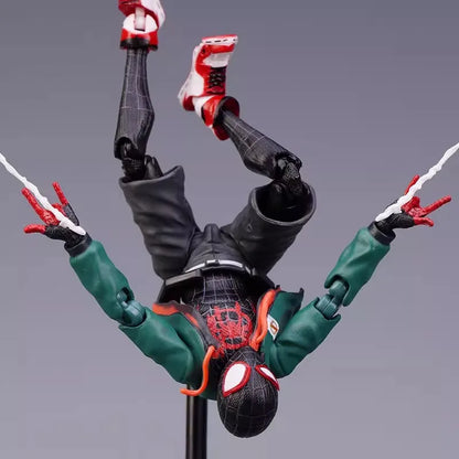 Sv Action Spiderman Miles Morales Action Figure Collection Sentinel Marvel Spider-Man Into the Spider Verse Figures Model Toy