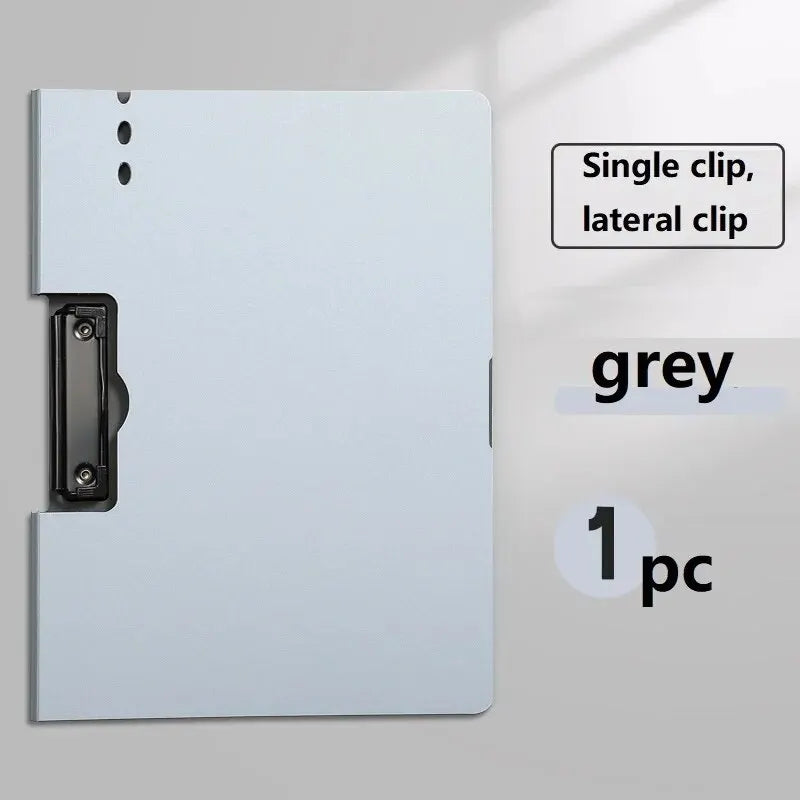 1pc A4 File Folders, Documents Organizer, Clipboard With Cover, A4 Paper Folder For Business & School, Stationery & Office Su