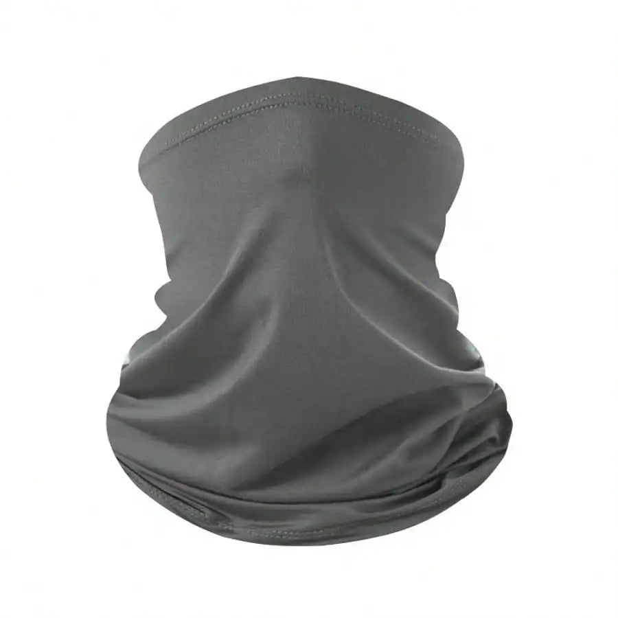 Outdoor Ice Silk Sun Protection Bib Spring and Summer Motorcycle Neck Cover Sports Magic Bandana Riding Mask Full Face - DARK