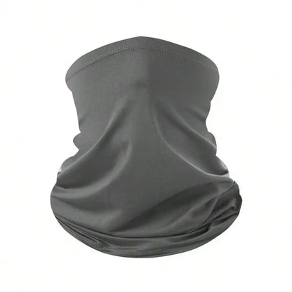 Outdoor Ice Silk Sun Protection Bib Spring and Summer Motorcycle Neck Cover Sports Magic Bandana Riding Mask Full Face - DARK