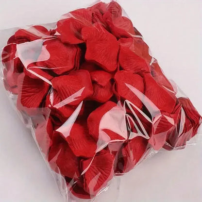 Multicolor Artificial Fake Rose Red Roses Silk Fake Flowers Petals for Valentine's Day Wedding Party Favors Romantic Decorati