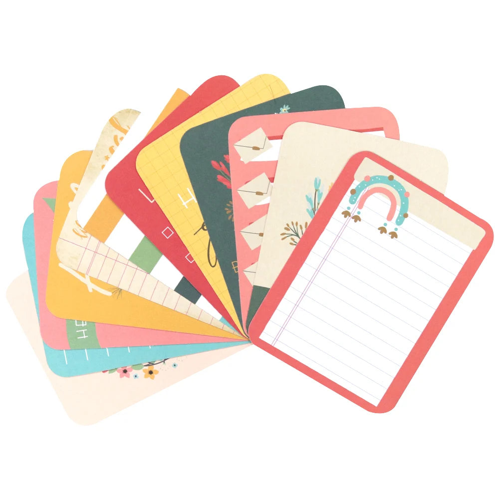Creative Path Cardboard Journaling Cards Double Sided Printing DIY Crafts Scrapbooking Project Album Journal Card Embellishme
