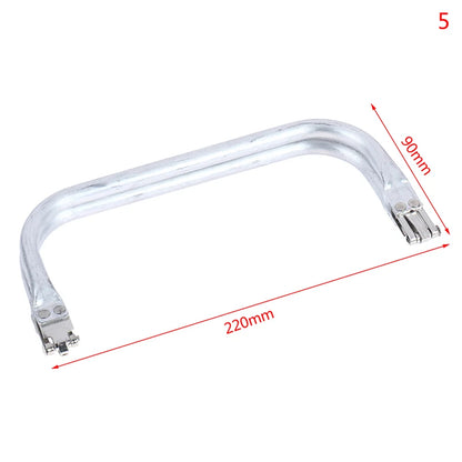 Woman Doctor Purse Frame Metal Aluminium Tube Frame Bag Handle Clutch Bag Parts - N5