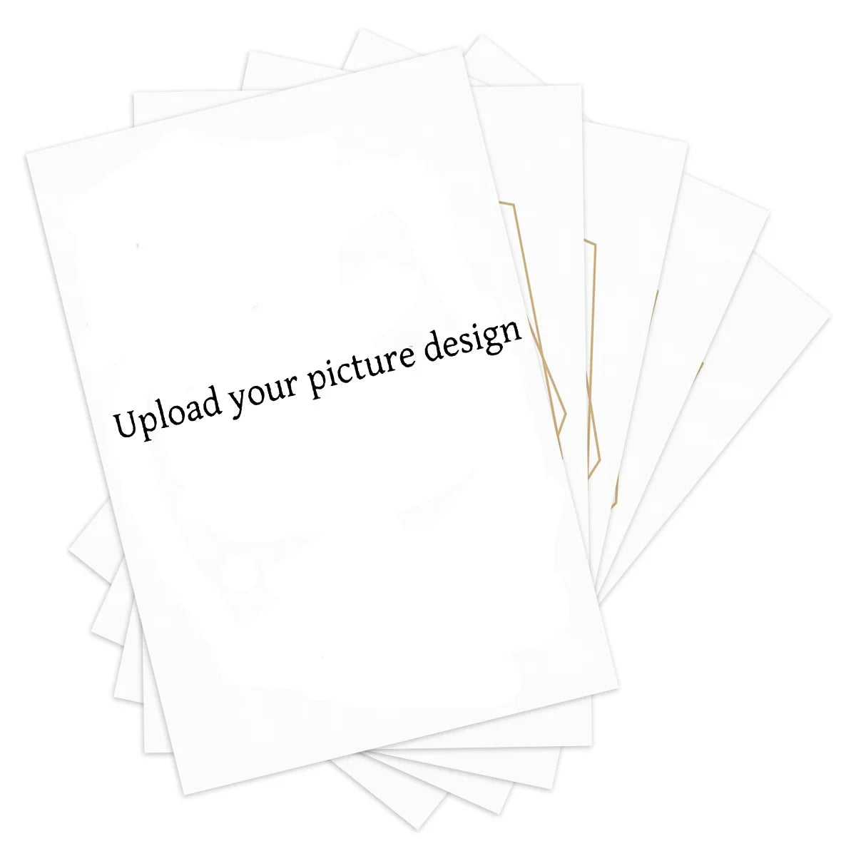 50pcs Custom Reception Message Cards,Personalized Image Own Design,Thank You Menu Table Cards,Unique Event Stationery,Invitat