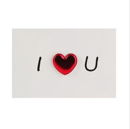 Cards Valentines Day Gift Love Postcard Wedding Invitation Greeting Cards Anniversary for Her Valentines Day Gift Card - B