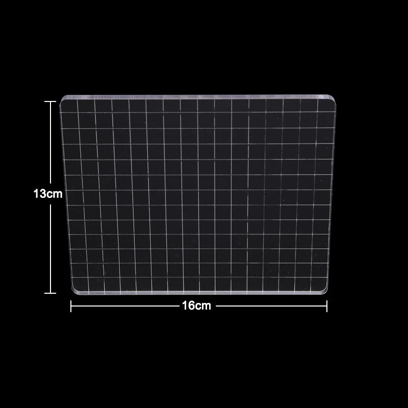 Acrylic Silicone Clear Stamps Block For Scrapbooking DIY Album Cards Decoration Embossing Handle Starter Shape Stamp - 9