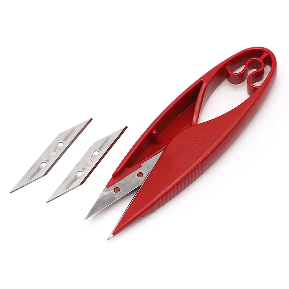 Stainless Steel Yarn Shears Cutting Sewing Scissors Shears Cross Stitch Scissors Embroidery Scissor U Thread Scissors for Fab