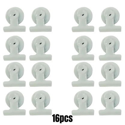 4/16pcs Magnetic Clips Heavy Duty Refrigerator Whiteboard Space-Saving Clip Set for Kitchen Office Photo Displays Holder Deco