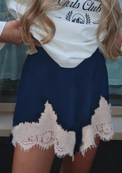 Cute Women Satin Silk Lace Trim Shorts Silky Low Rise Boxer Shorts Y2k Teen Girls Y2K Coquette Lounge Slip Bottoms