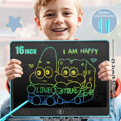 8/11/13/16 Inch LCD Drawing tablet Writing Board Kids Doodle Painting Handwriting Pad Toy for 3 4 5 6 7 8 Years Girls Boys Gi