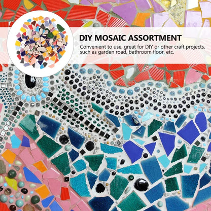 100g Porcelain Mosaic Tiles DIY Craft Ceramic Tile Mosaic Making Materials hobby pieces bulk