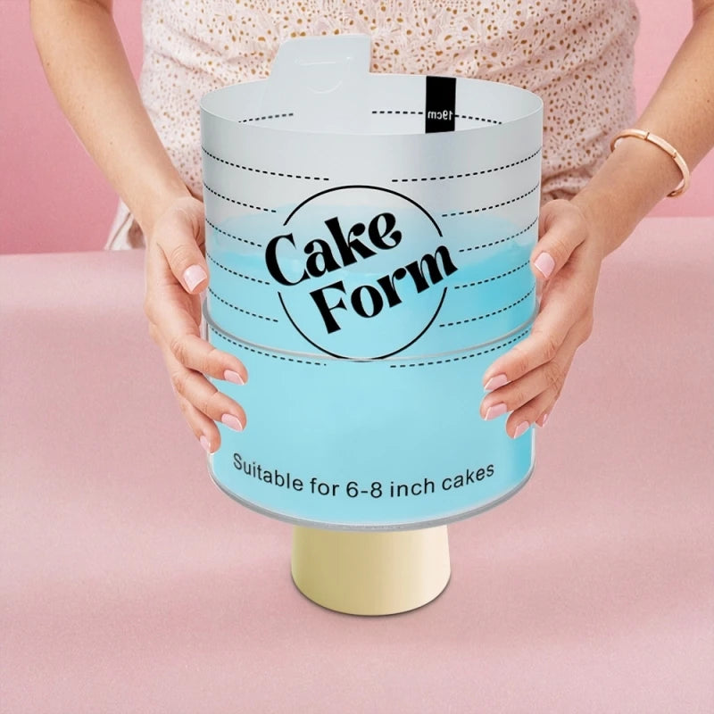 Adjustable Cake Ring Mold Retractable Fondant Tools Mousse Cake Ring Acrylic Circle Baking Ring DIY Mousse Cake Form