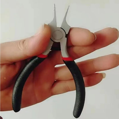 1pc Wide Flat Nose Pliers, Nylon Smooth Nose Pliers, Jewelry Making, Wire Bending, Bead Polishing, Hand Craft Repair Tools
