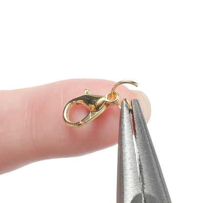 930pcs/Box Jewelry Findings Kits Open Jump Rings Lobster Clasps Hooks Pliers Tweezers for DIY Bracelet Necklace Jewelry Makin