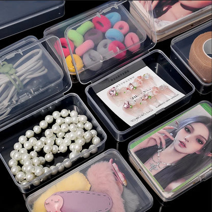 3/5/10Pcs Transparent Plastic Boxes Playing Cards Container Storage Case Packing Poker Game Card Box Board Games Card Organiz