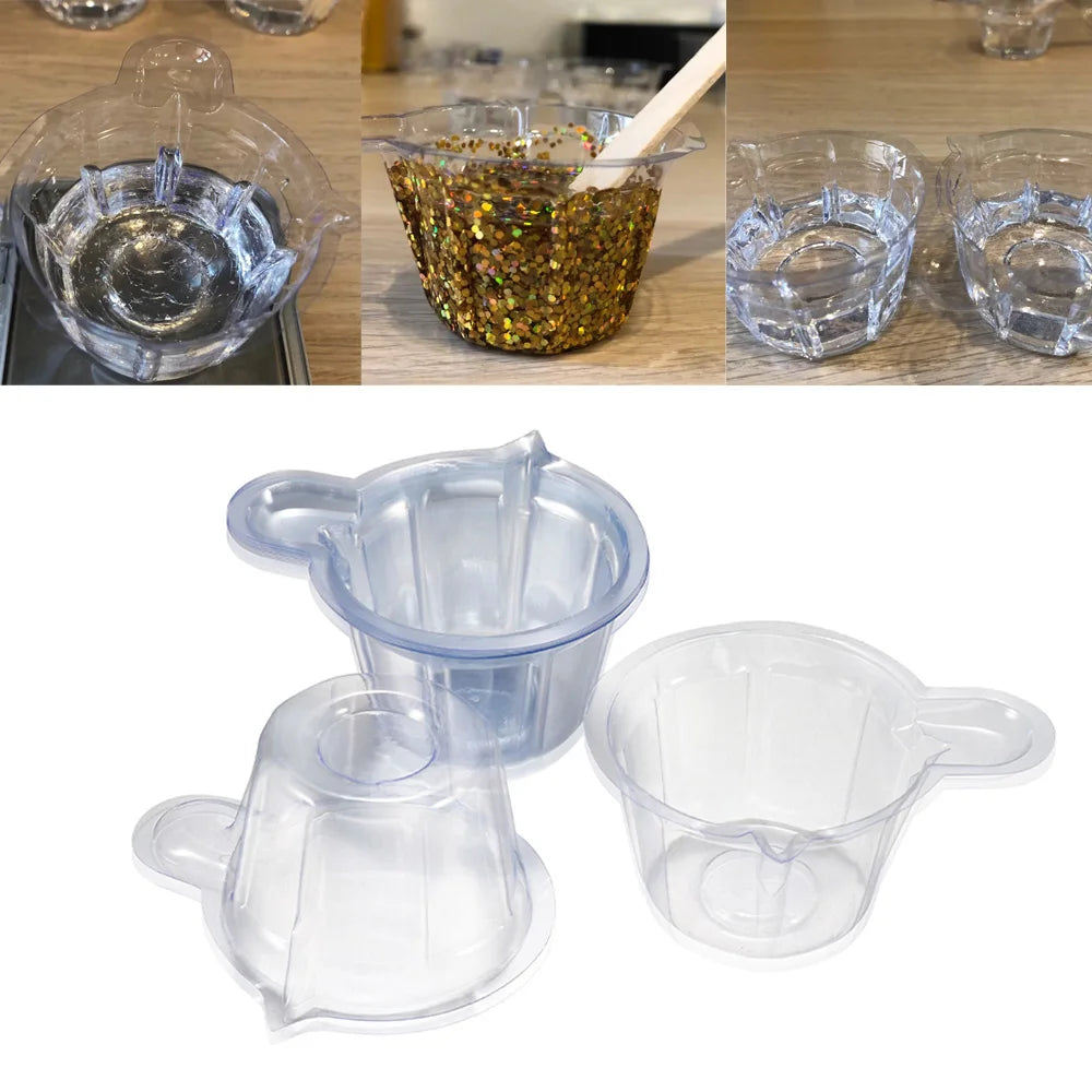 20-200Pcs 40ml Plastic Disposable Cups Dispenser For DIY Epoxy Resin Jewelry Accessories Making Tools Equipments Tools Suppli